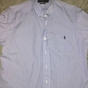 Light blue striped Ralph Lauren button up